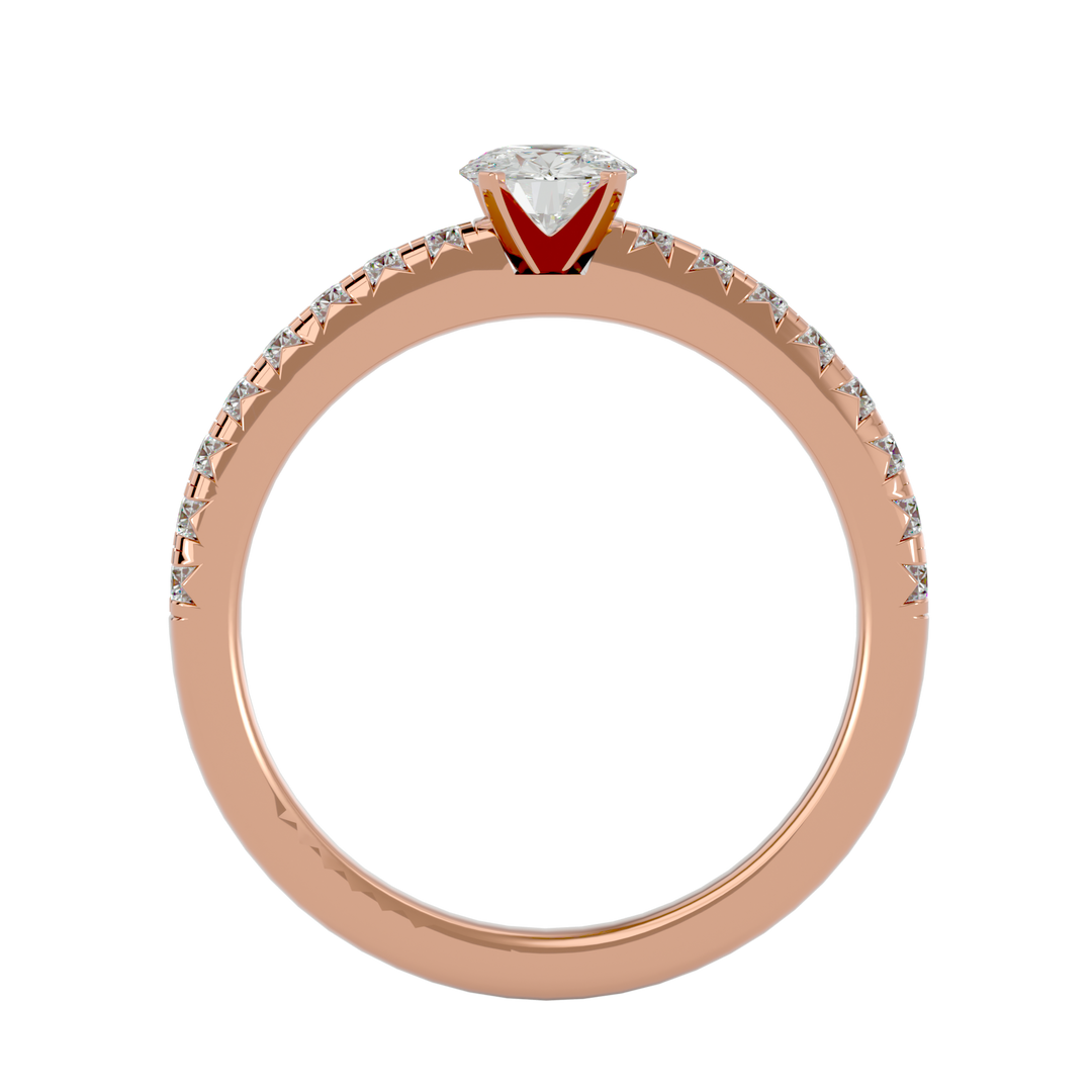 ASA  Zavian Diamond Solitaire Ring