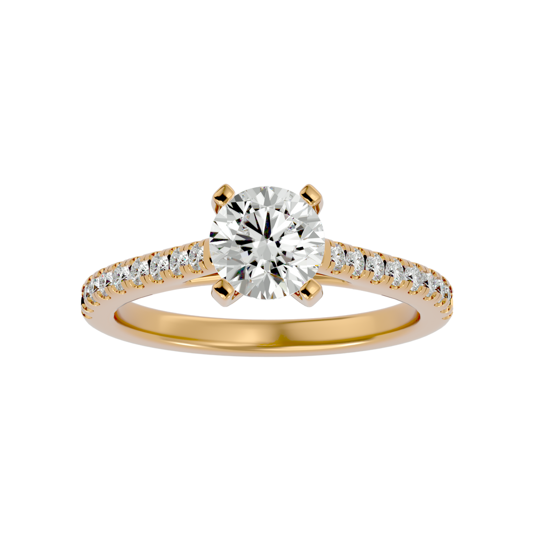ASA  Crestora Diamond Solitaire Ring
