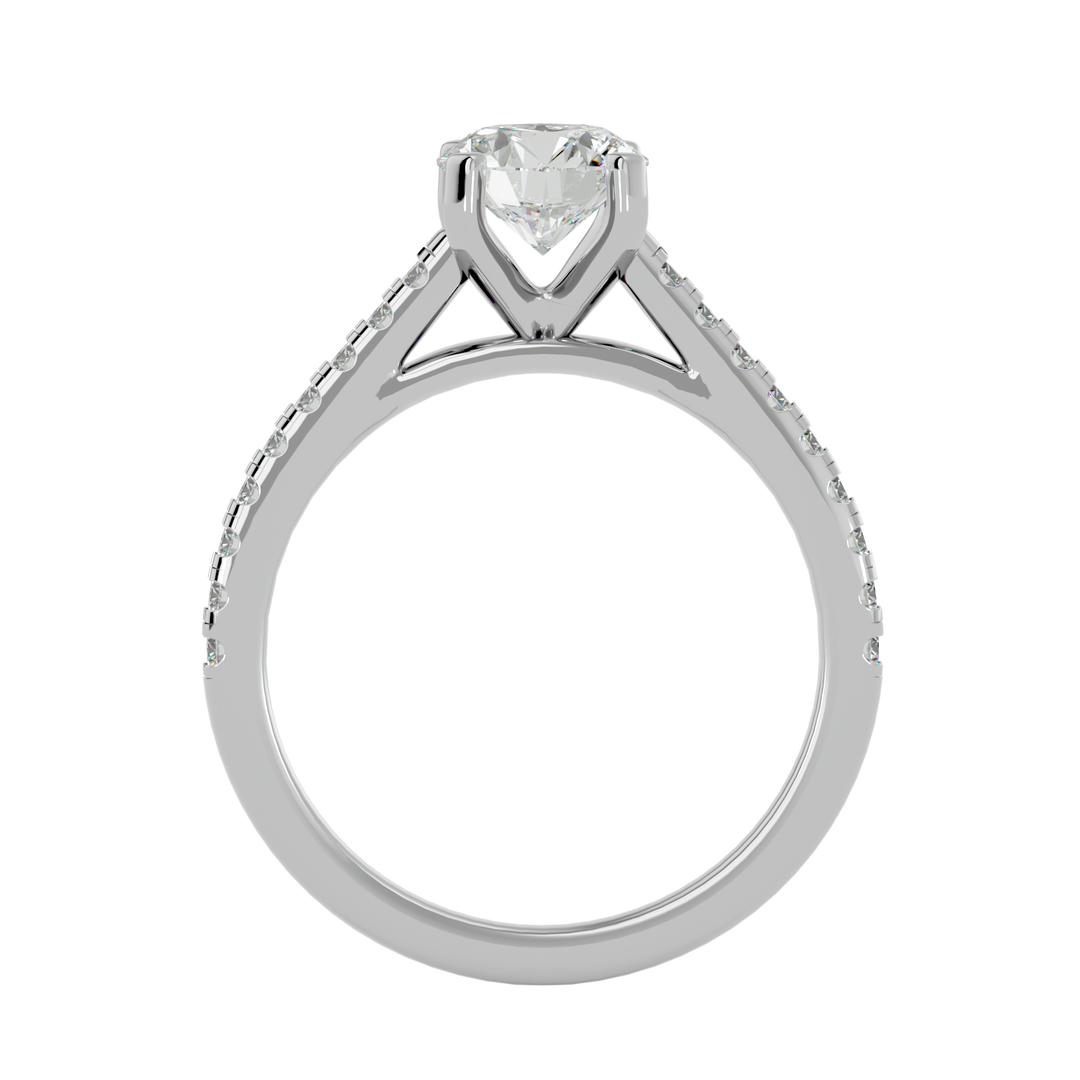 ASA  Crestora Diamond Solitaire Ring