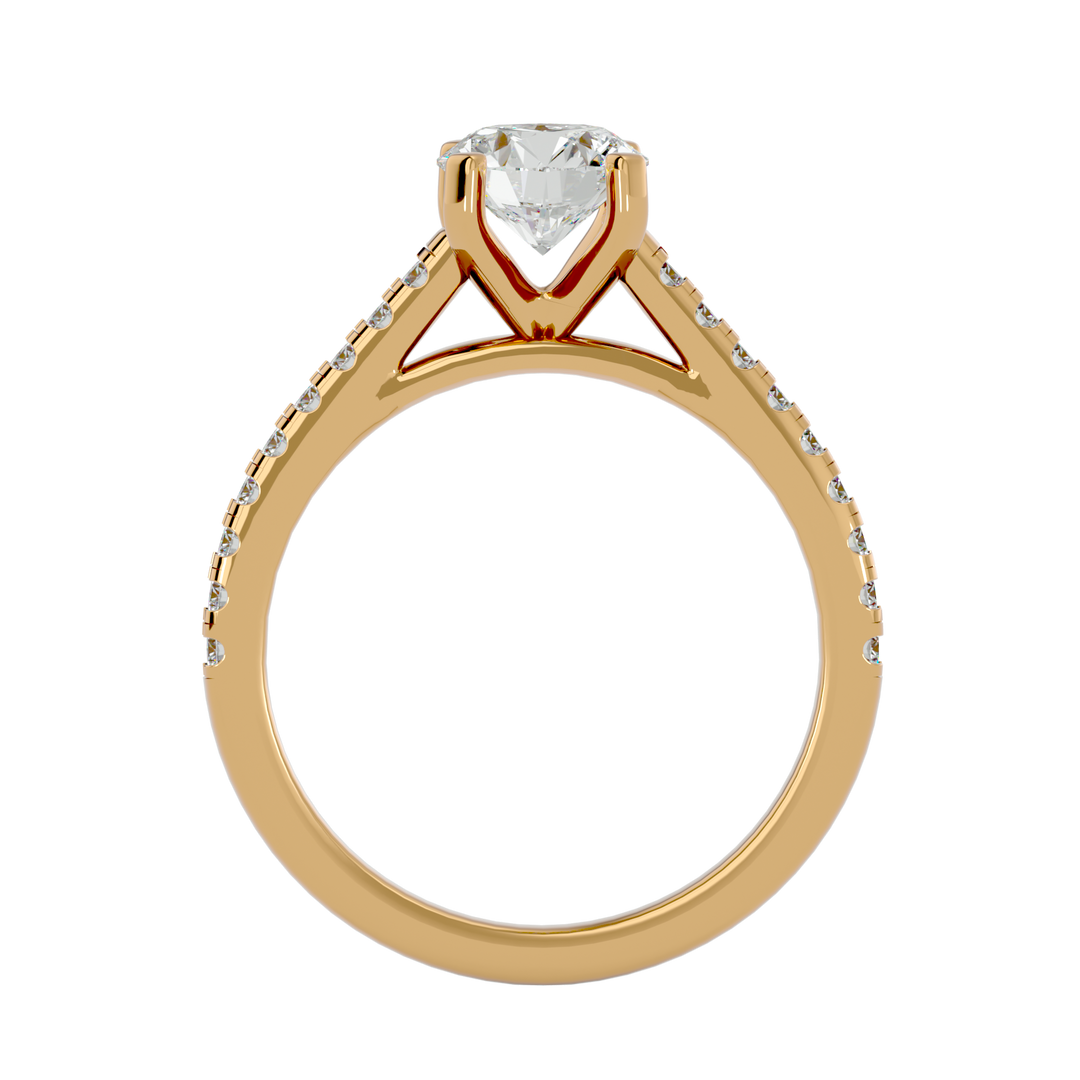 ASA  Crestora Diamond Solitaire Ring