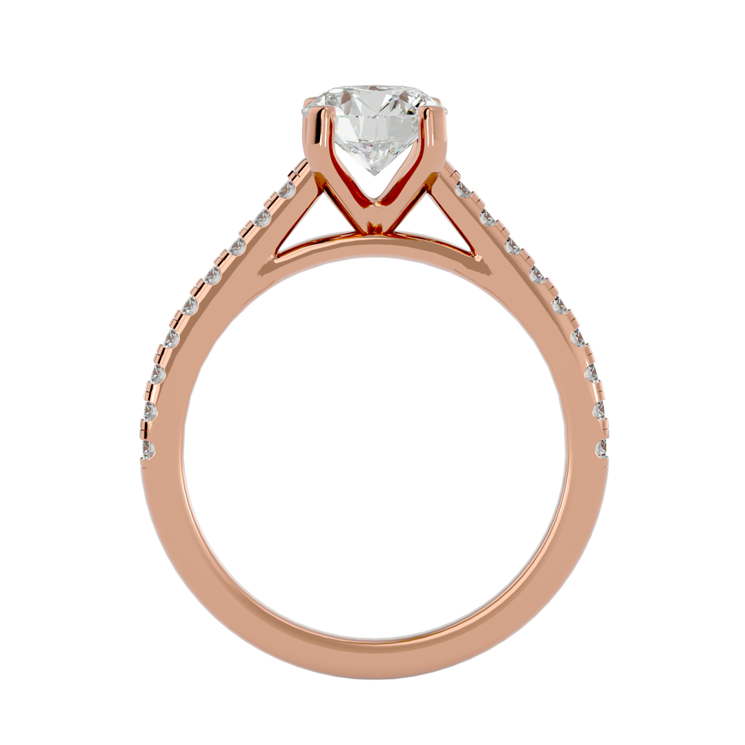 ASA  Crestora Diamond Solitaire Ring