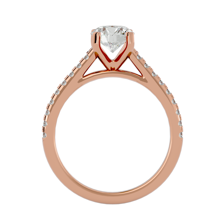 ASA  Crestora Diamond Solitaire Ring