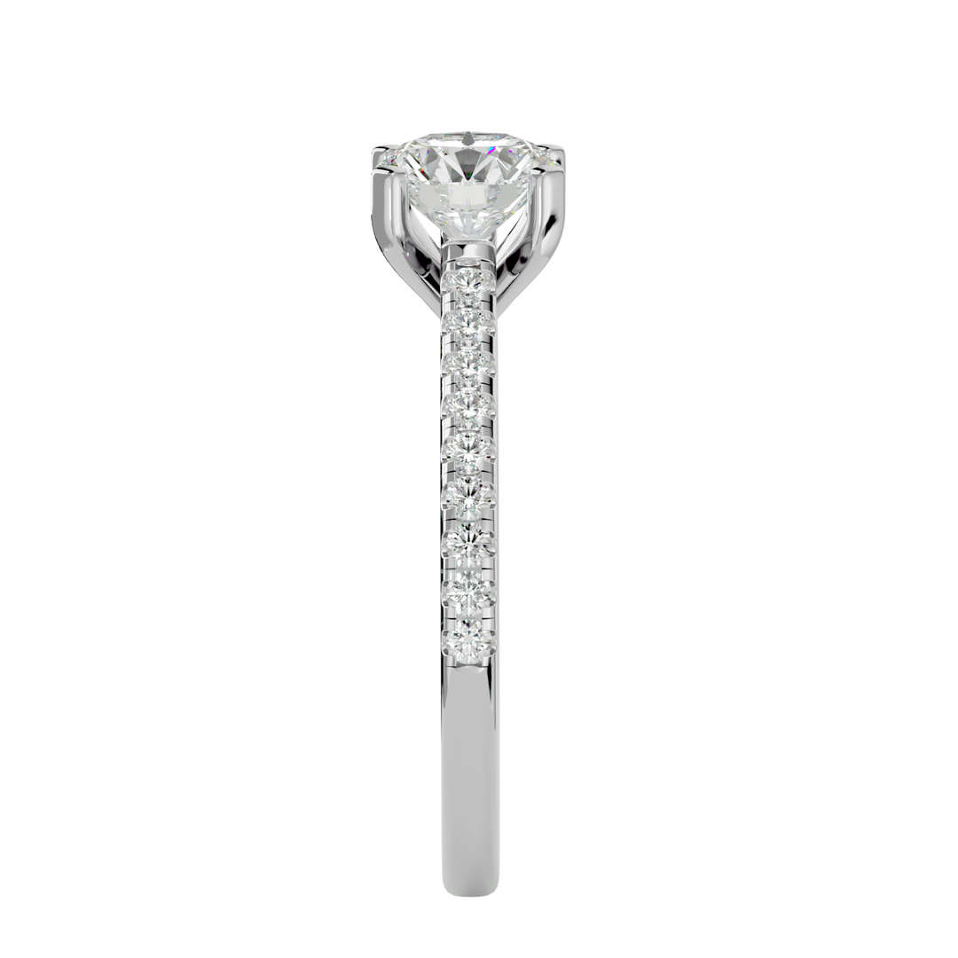ASA  Crestora Diamond Solitaire Ring