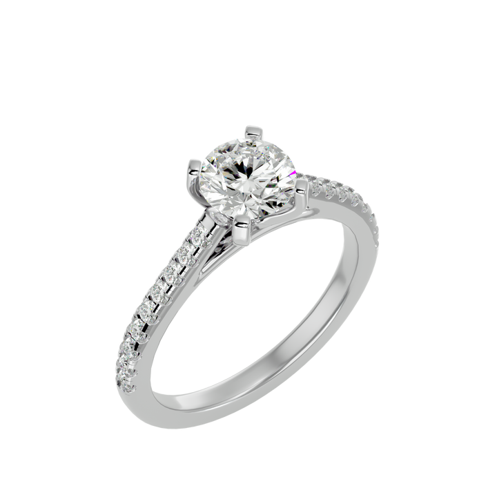ASA  Crestora Diamond Solitaire Ring