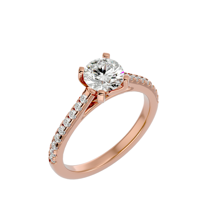 ASA  Crestora Diamond Solitaire Ring