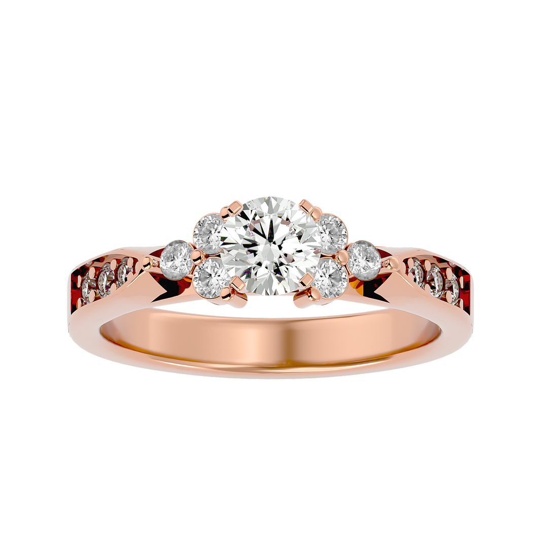 ASA Autumn Diamond Solitaire Ring
