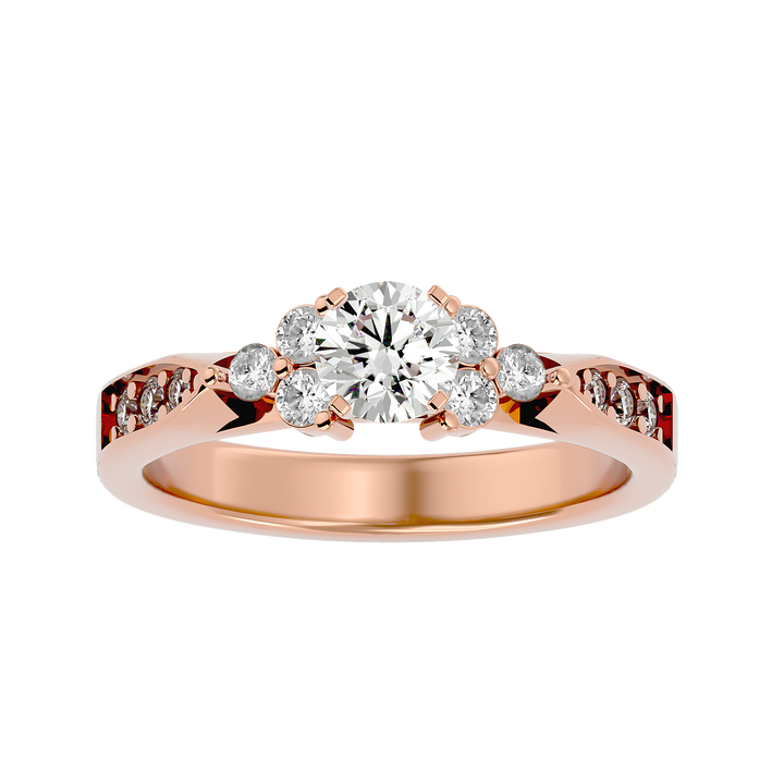 ASA Autumn Diamond Solitaire Ring