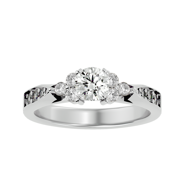 ASA Autumn Diamond Solitaire Ring