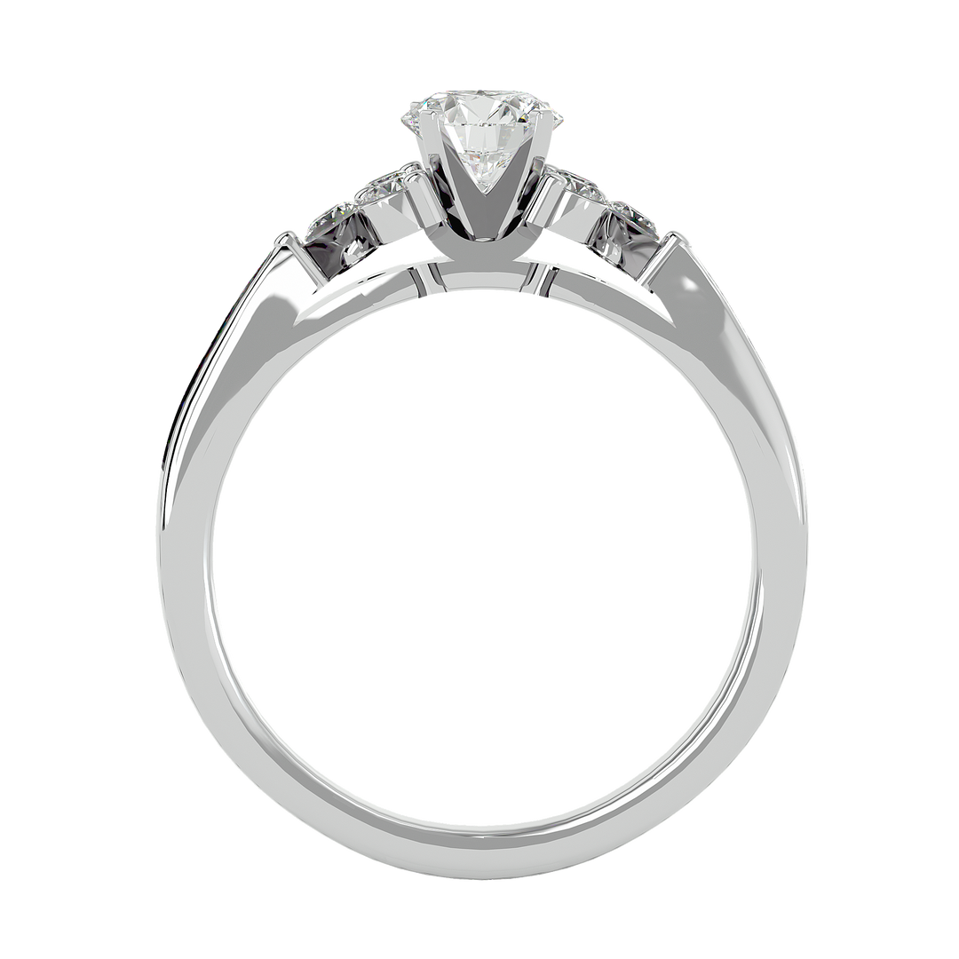 ASA Autumn Diamond Solitaire Ring
