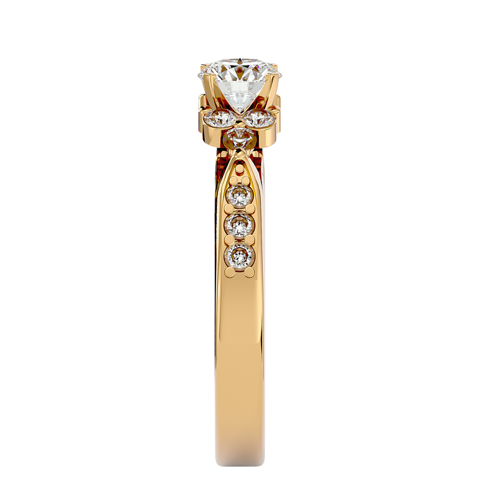 ASA Autumn Diamond Solitaire Ring