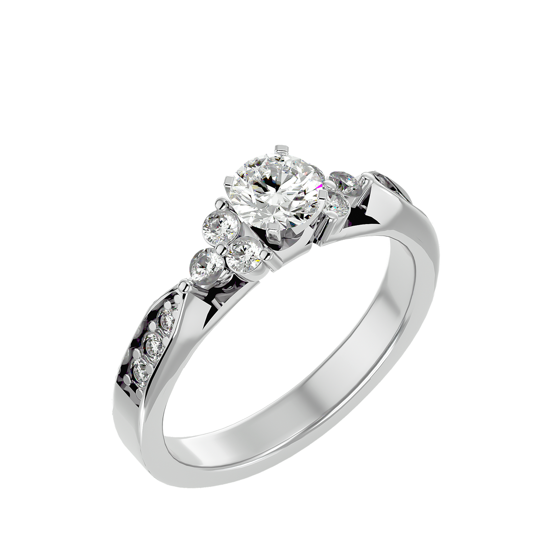 ASA Autumn Diamond Solitaire Ring