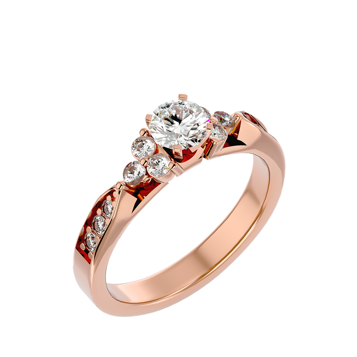 ASA Autumn Diamond Solitaire Ring