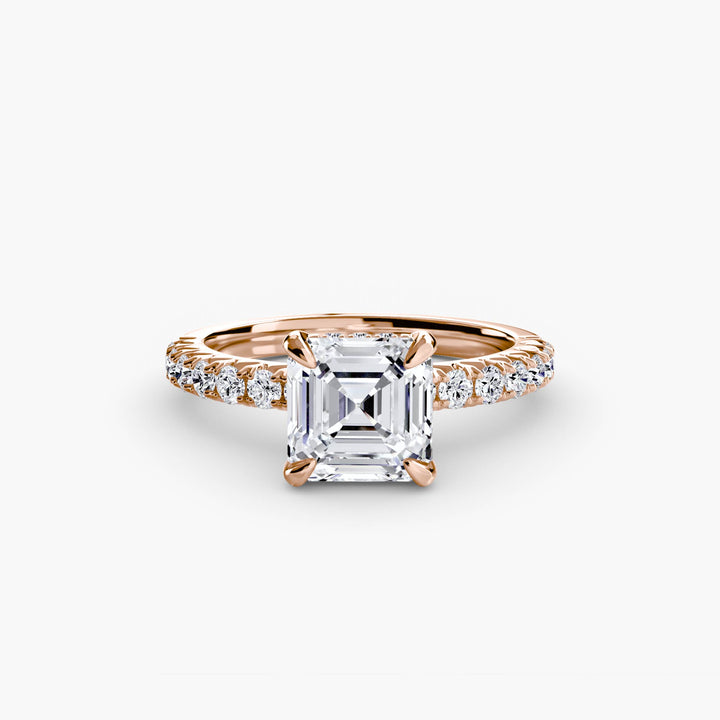 Solitaire with Pavé 6