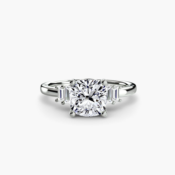 Baguette Accent Solitaire