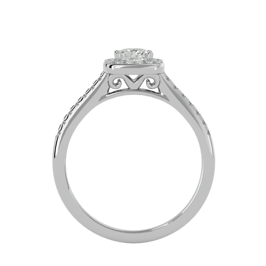ASA Mallory Diamond Halo Ring