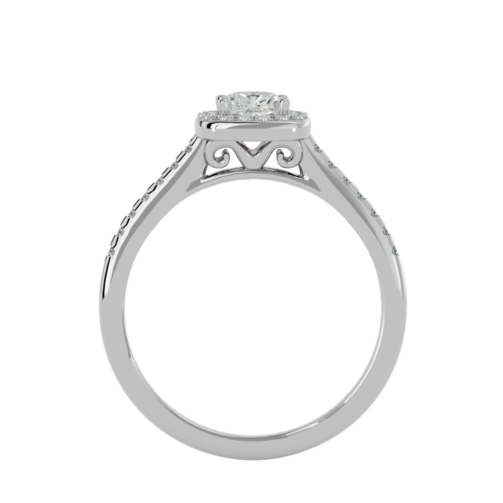 ASA Mallory Diamond Halo Ring