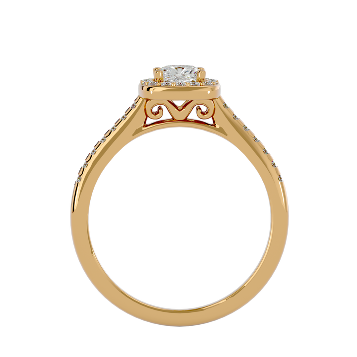 ASA Mallory Diamond Halo Ring