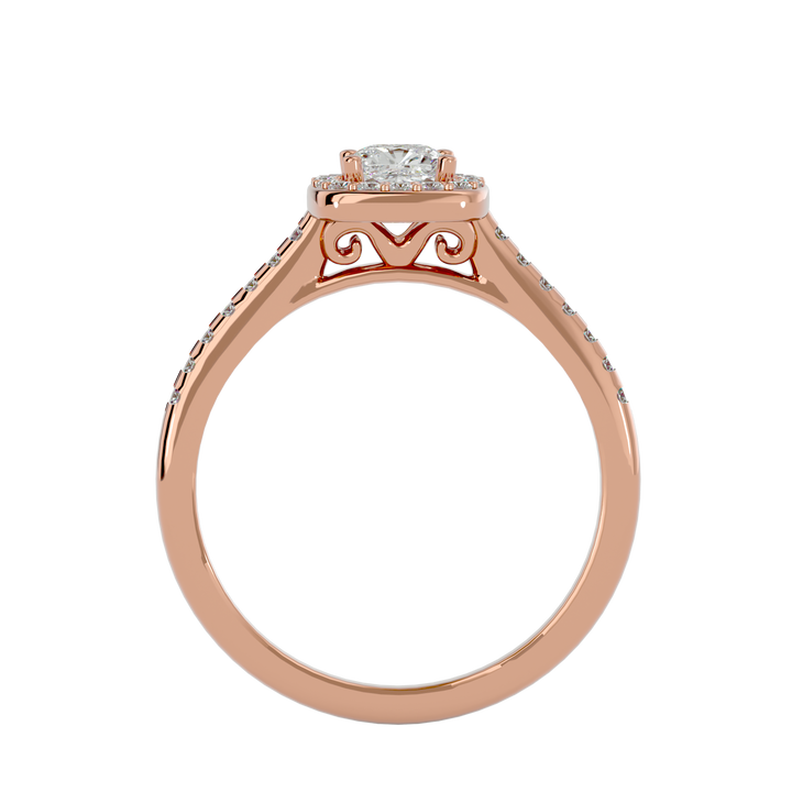 ASA Mallory Diamond Halo Ring