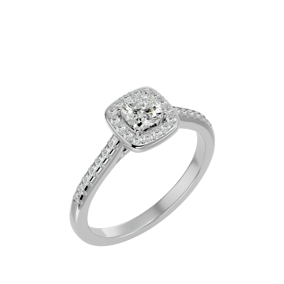 ASA Mallory Diamond Halo Ring