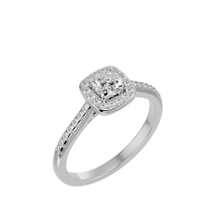 ASA Mallory Diamond Halo Ring