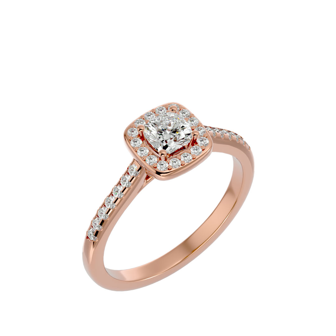 ASA Mallory Diamond Halo Ring