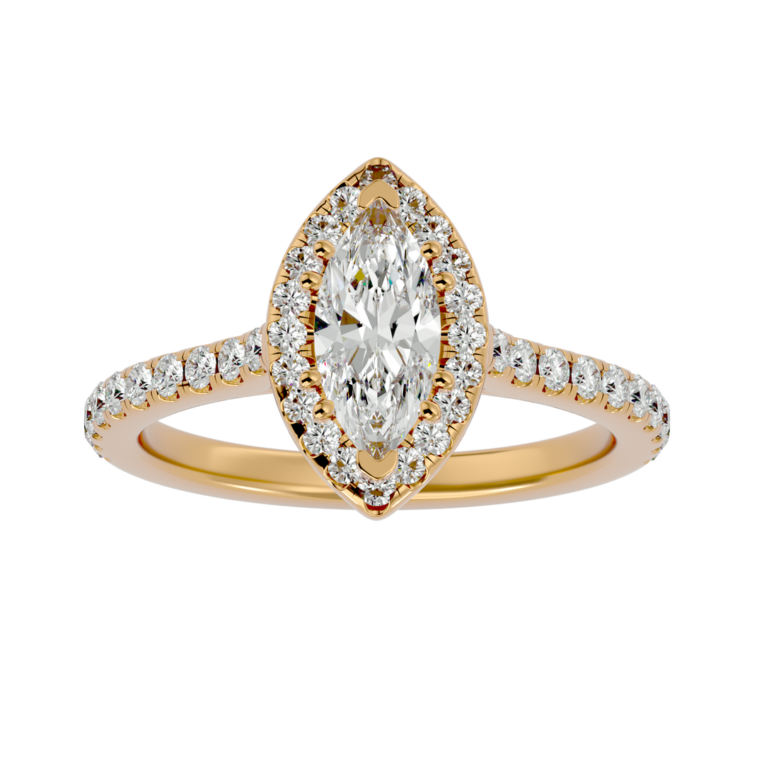 ASA Aurelia Diamond Halo Ring