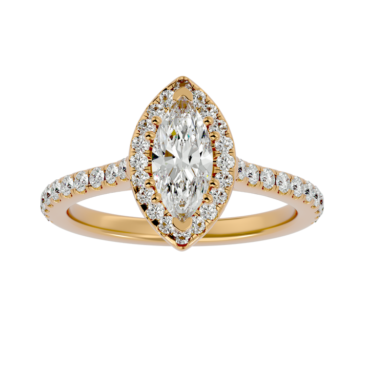 ASA Aurelia Diamond Halo Ring