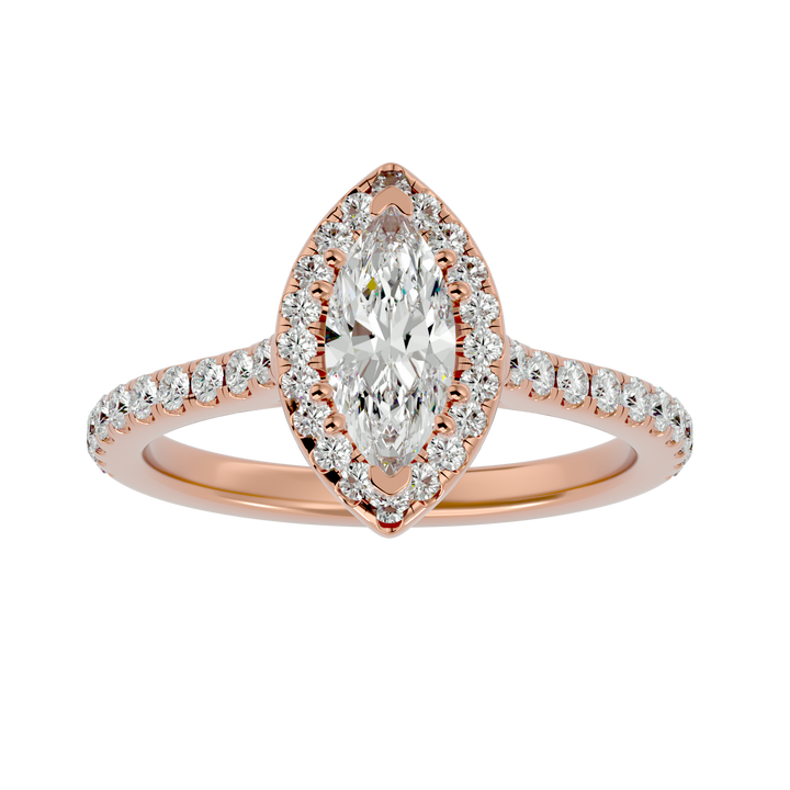 ASA Aurelia Diamond Halo Ring