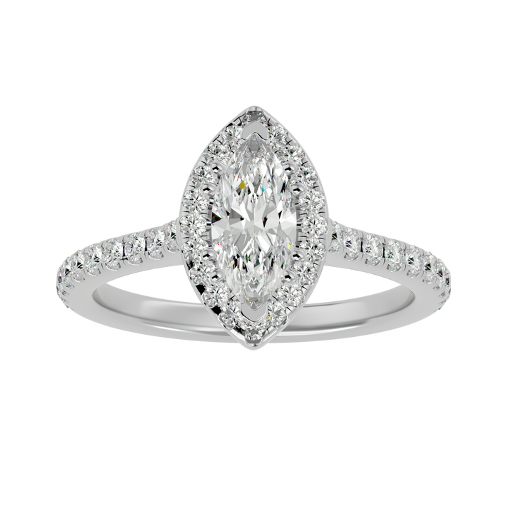 ASA Aurelia Diamond Halo Ring