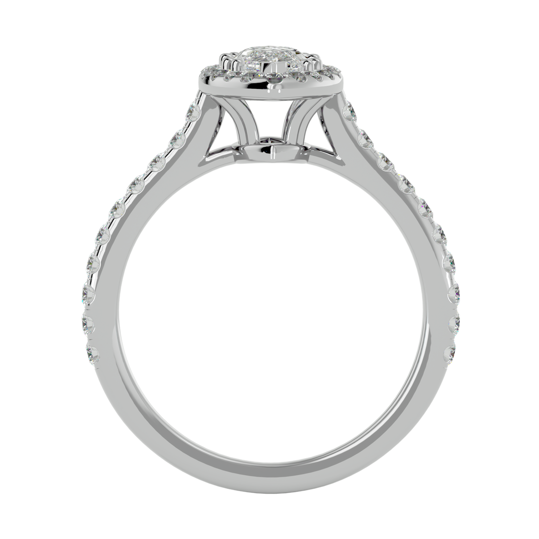 ASA Aurelia Diamond Halo Ring