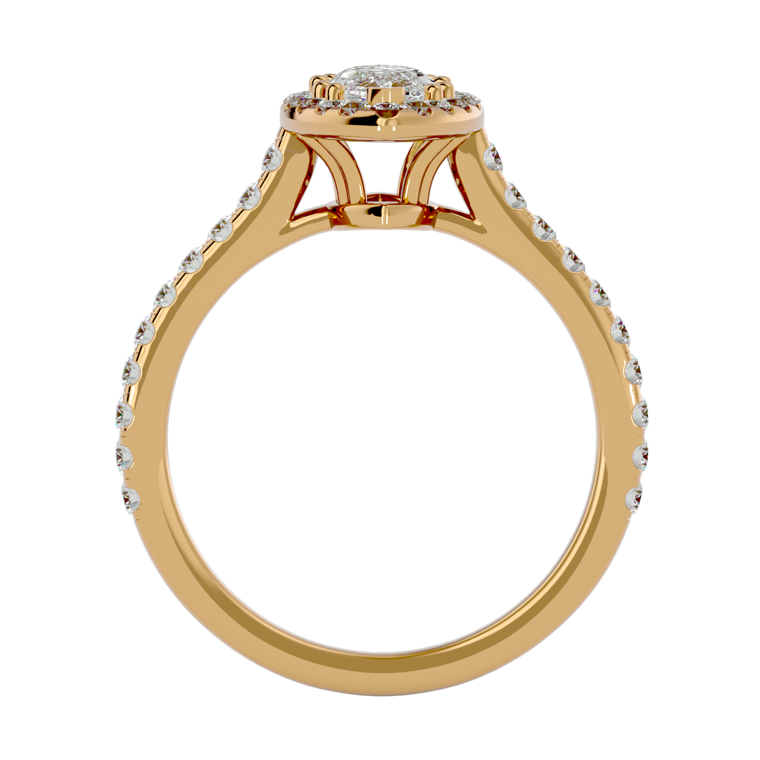 ASA Aurelia Diamond Halo Ring
