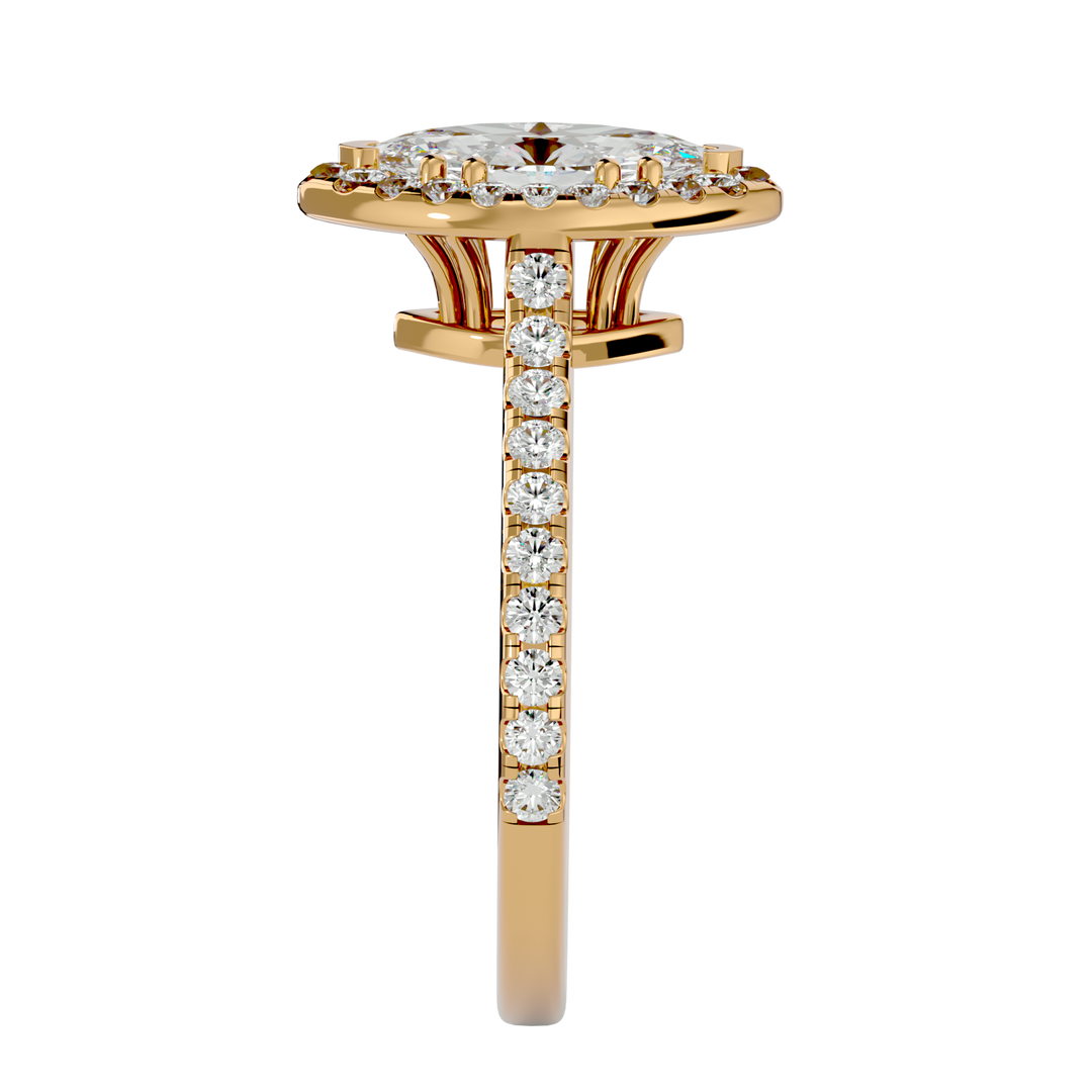 ASA Aurelia Diamond Halo Ring