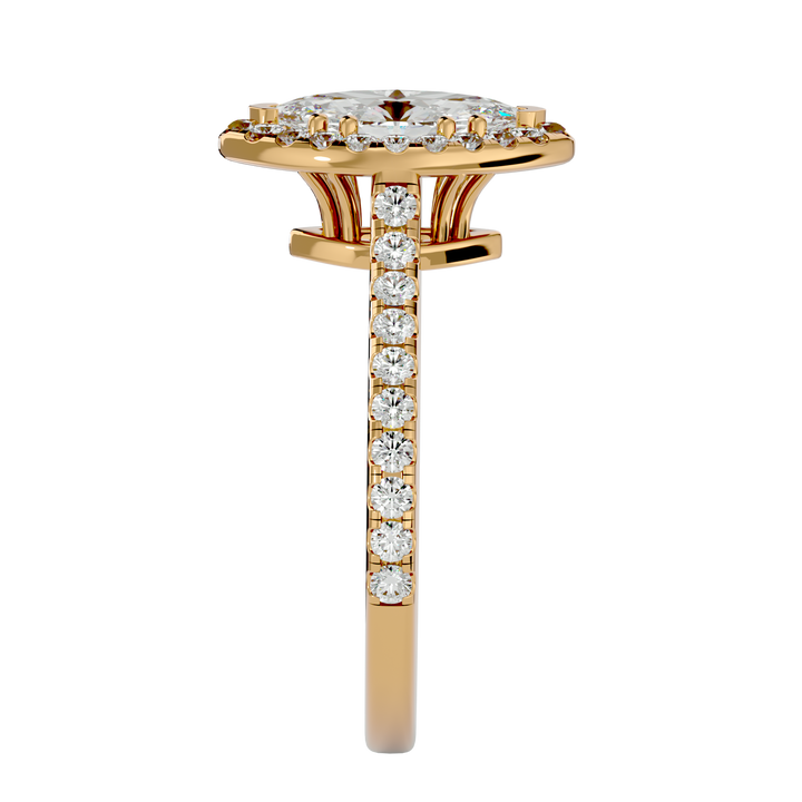 ASA Aurelia Diamond Halo Ring