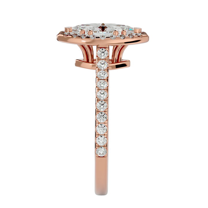 ASA Aurelia Diamond Halo Ring
