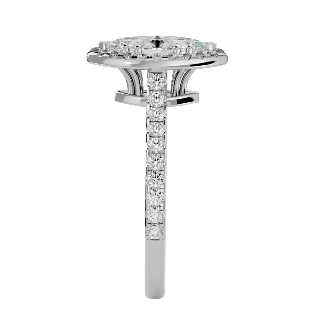 ASA Aurelia Diamond Halo Ring