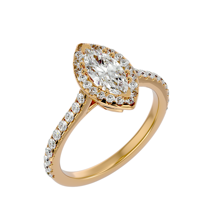 ASA Aurelia Diamond Halo Ring