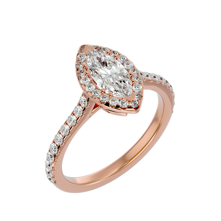 ASA Aurelia Diamond Halo Ring