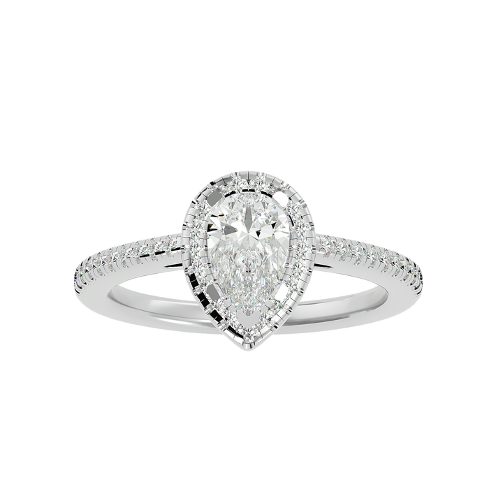 ASA Cecelia Diamond Halo Ring