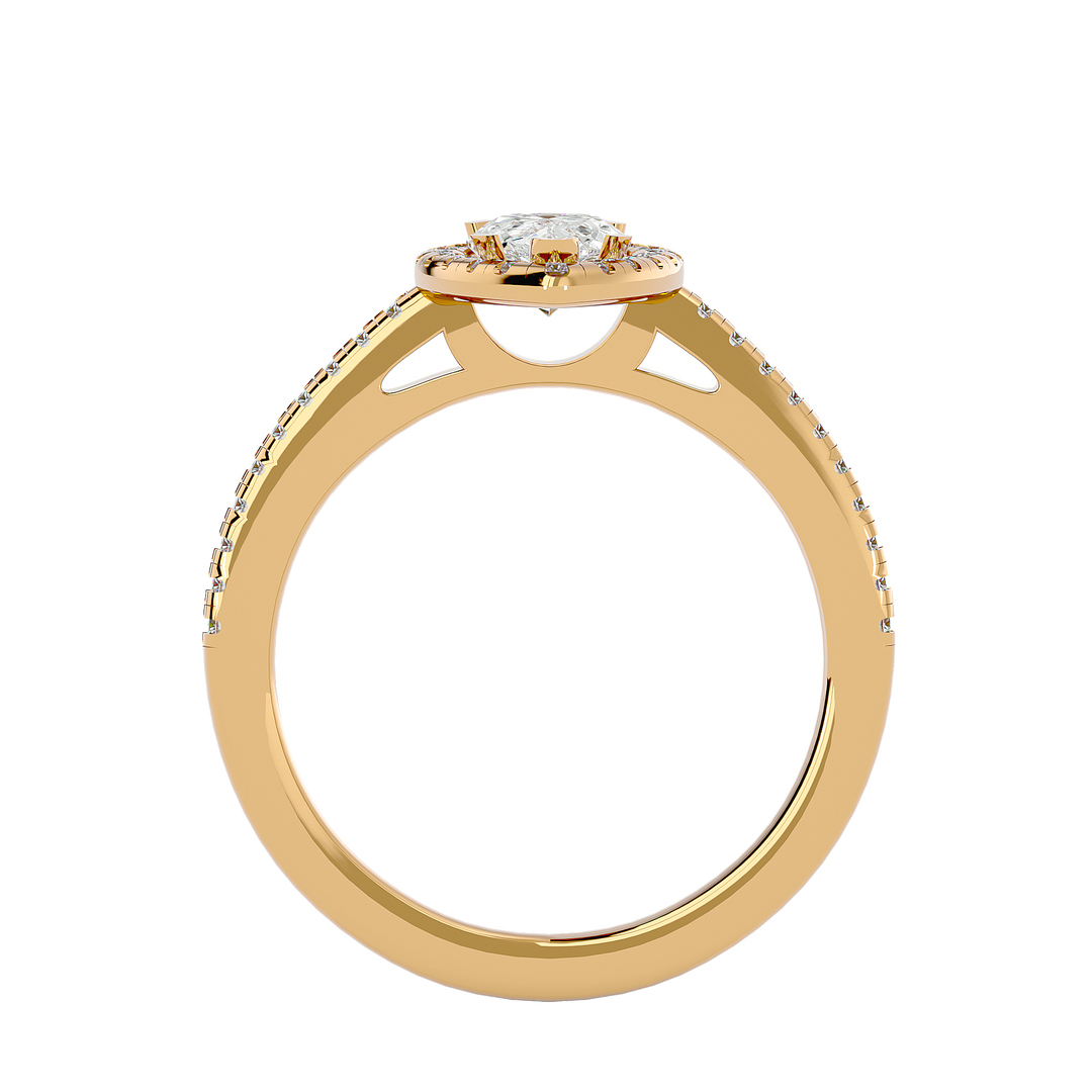 ASA Cecelia Diamond Halo Ring