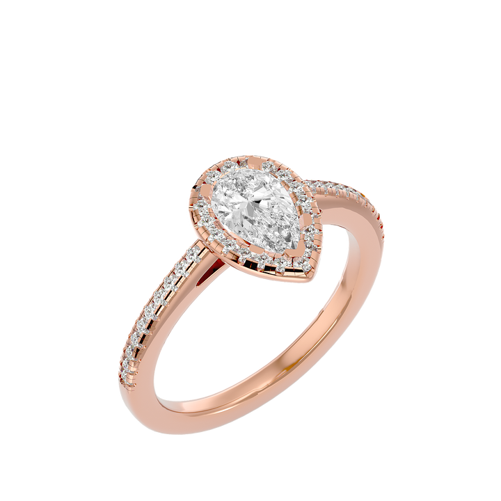 ASA Cecelia Diamond Halo Ring