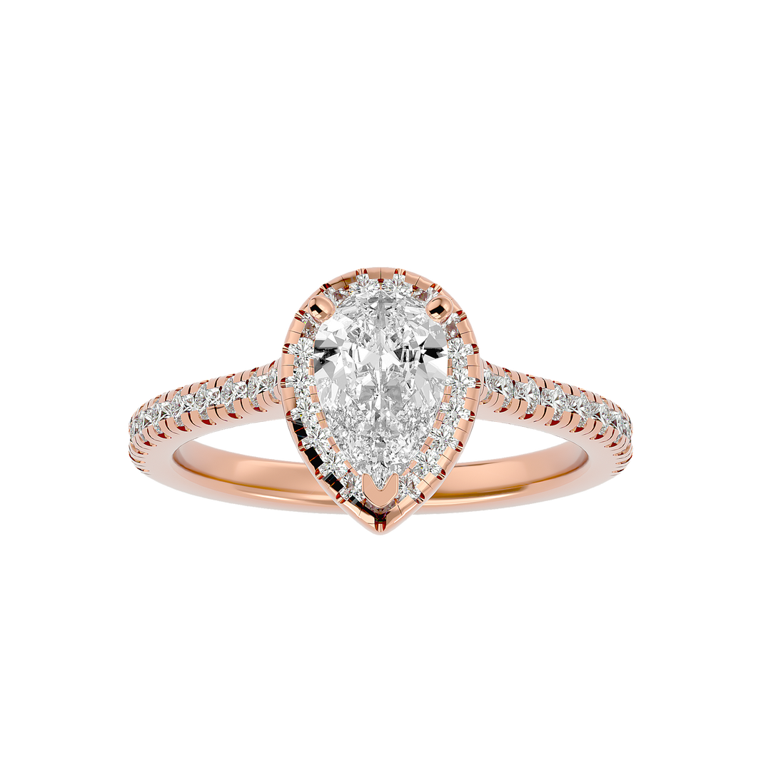 ASA Christiana Diamond Halo Ring