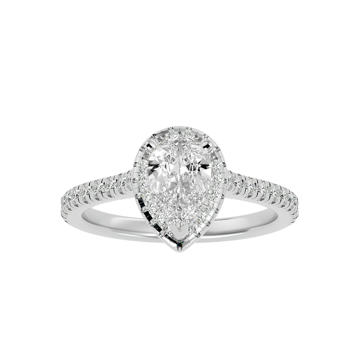 ASA Christiana Diamond Halo Ring