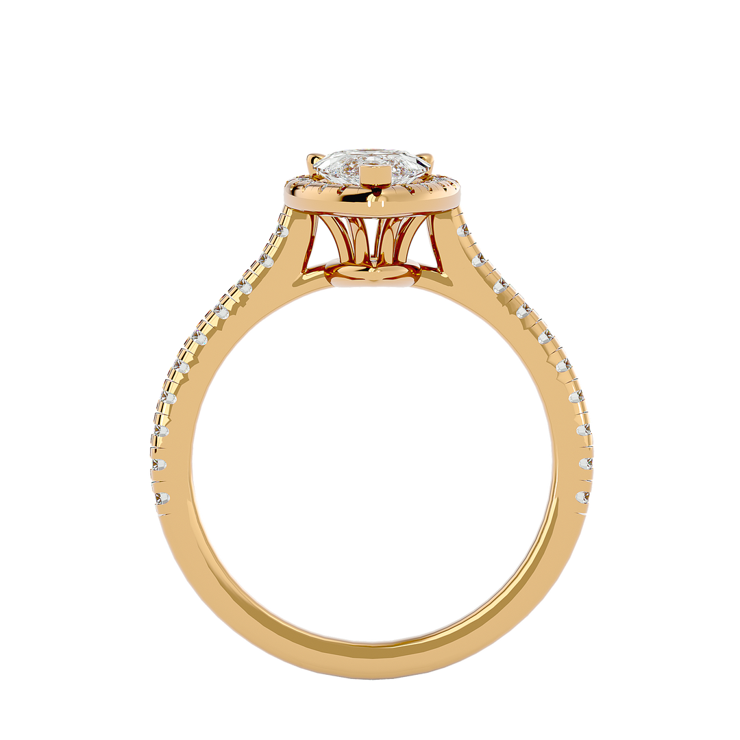 ASA Christiana Diamond Halo Ring