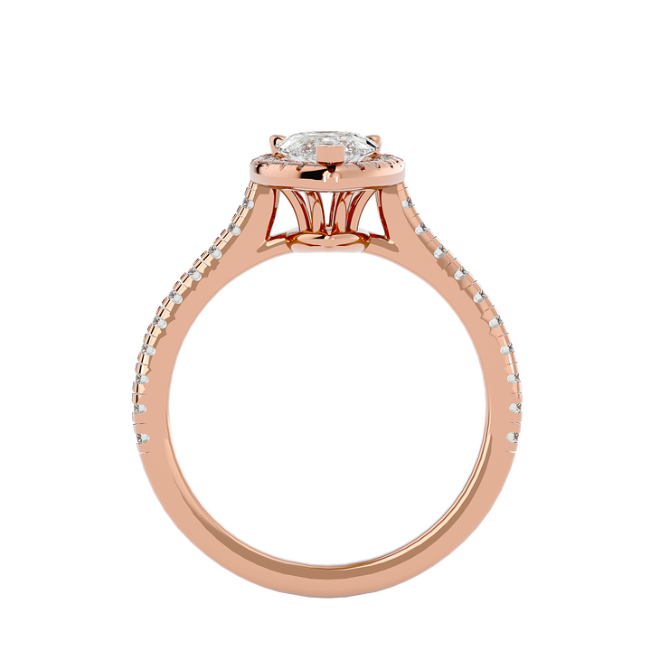 ASA Christiana Diamond Halo Ring