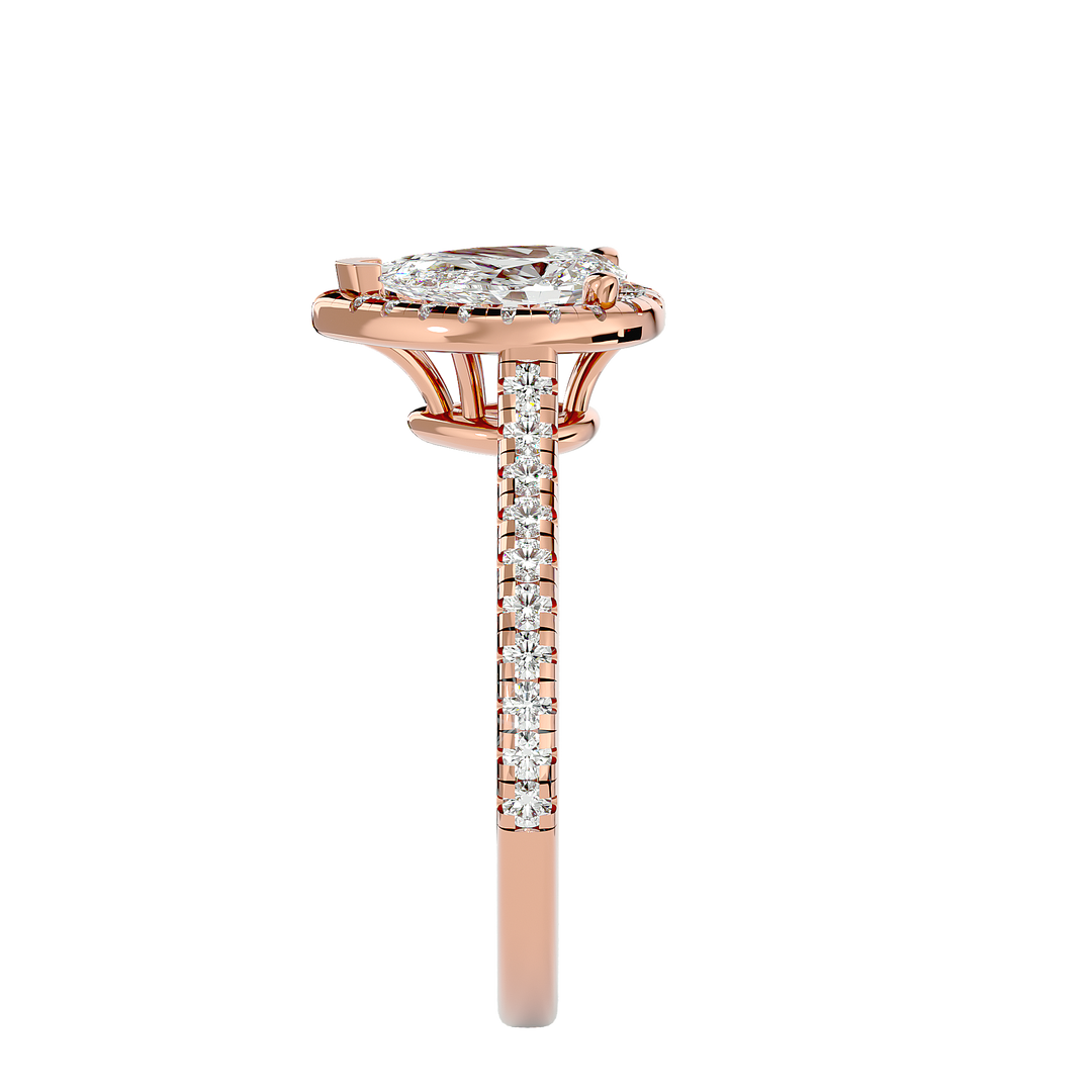 ASA Christiana Diamond Halo Ring