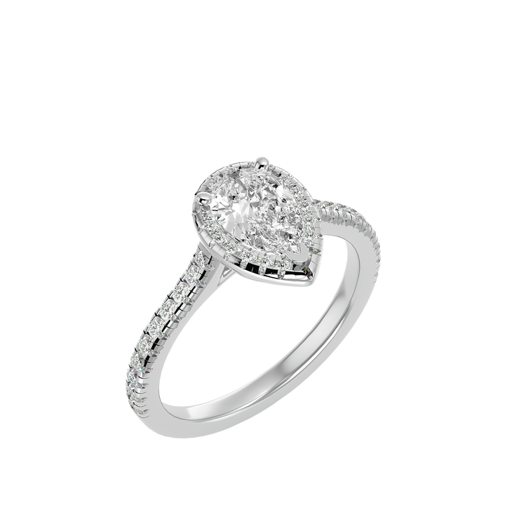 ASA Christiana Diamond Halo Ring