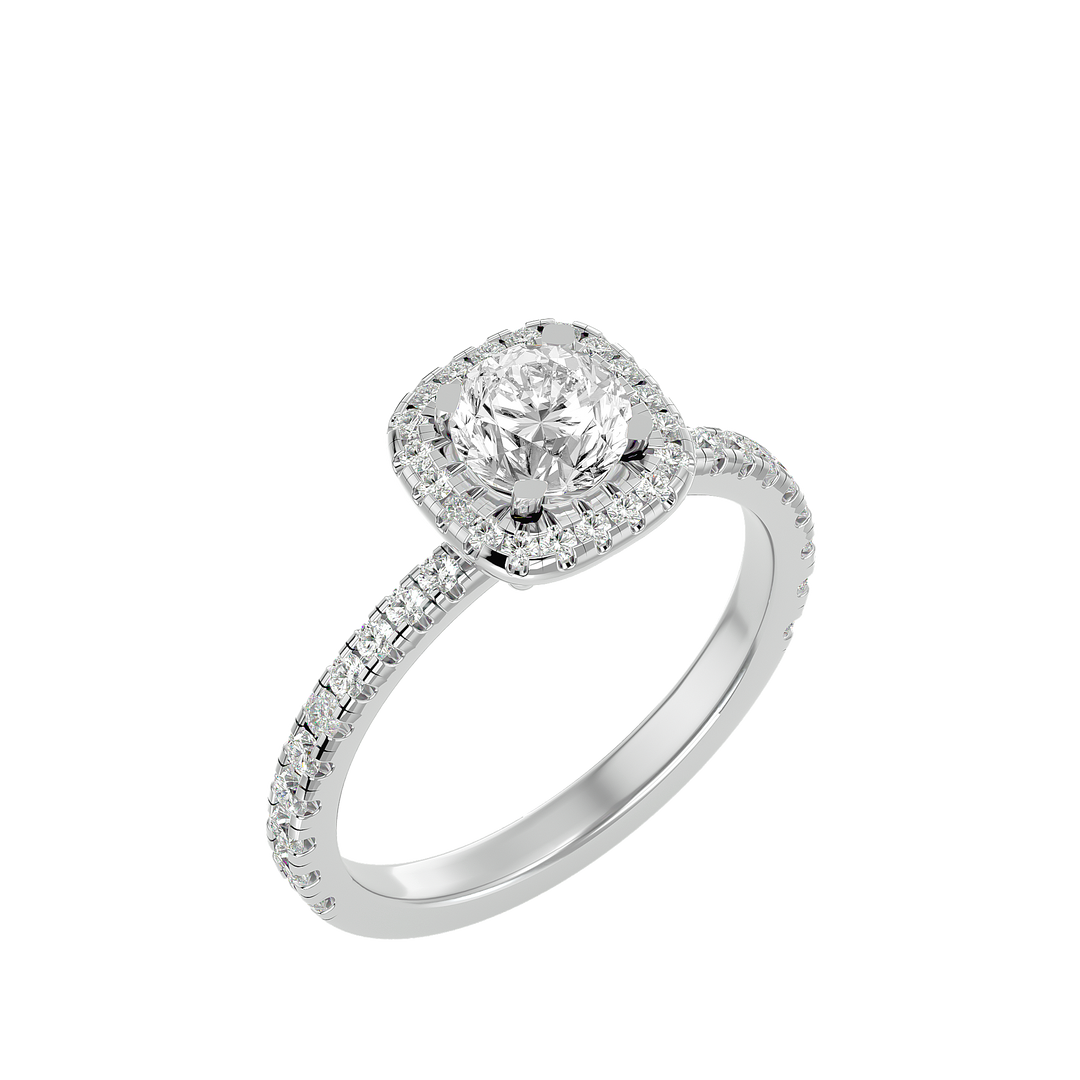 ASA Claire Diamond Halo Ring
