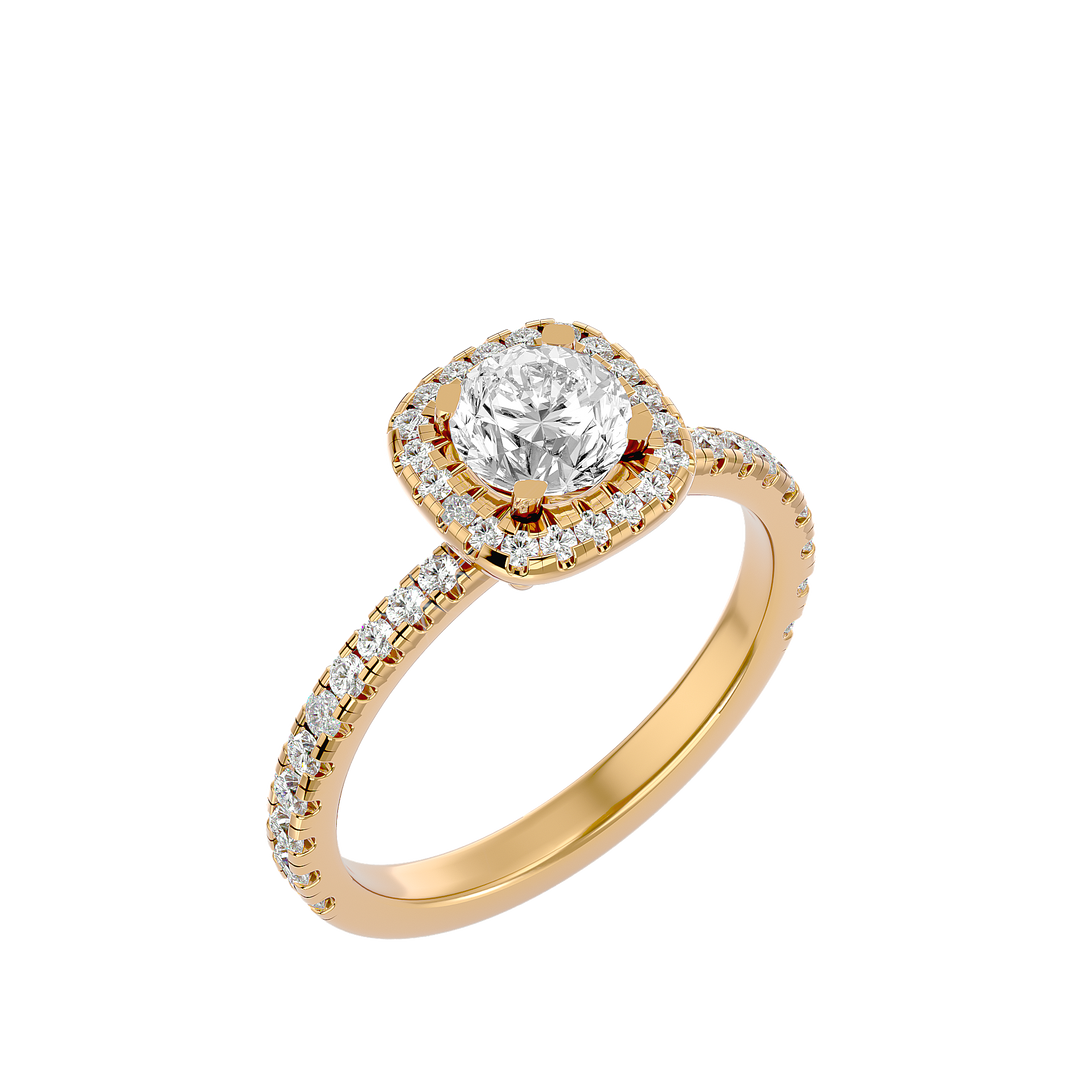 ASA Claire Diamond Halo Ring