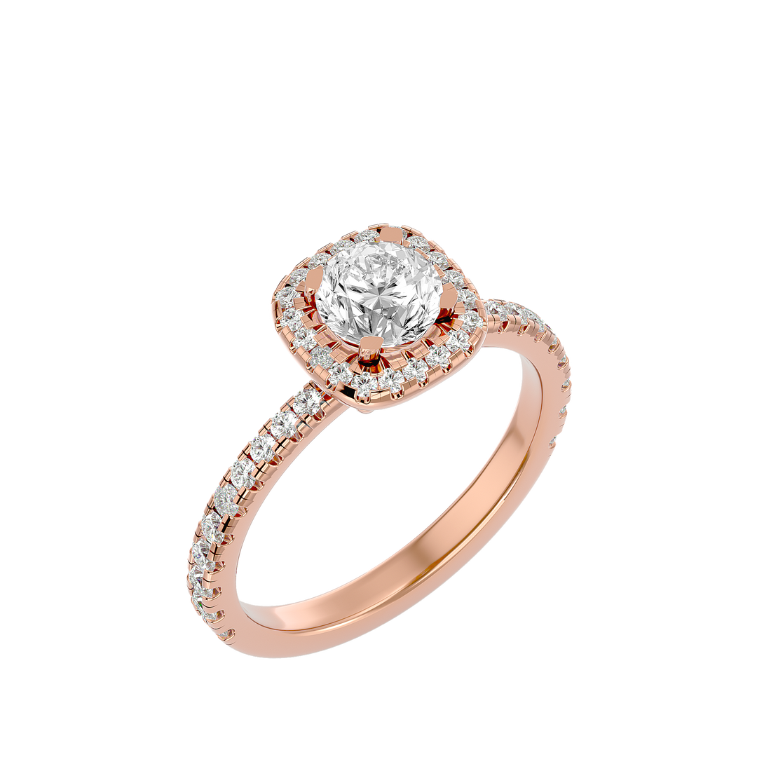ASA Claire Diamond Halo Ring