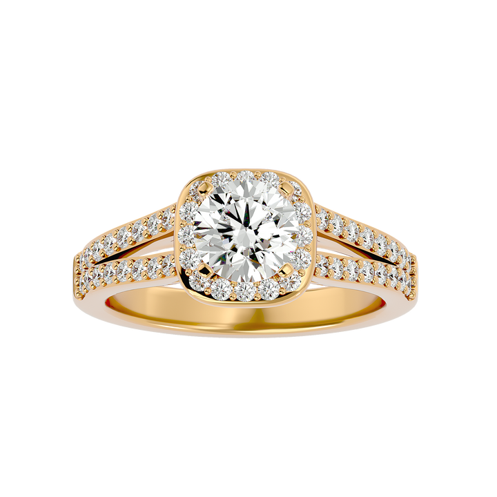 ASA Clementine Diamond Halo Ring